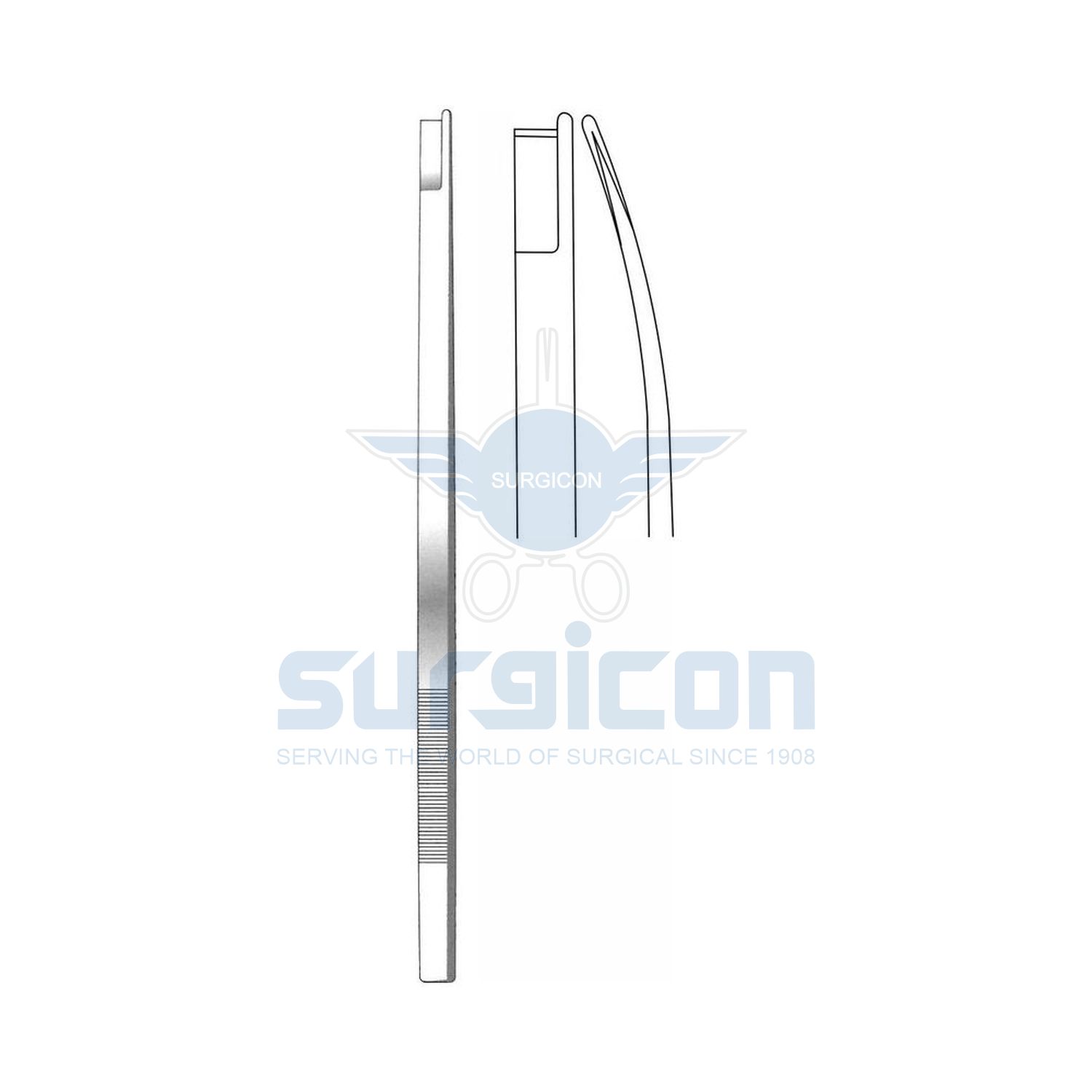 Neivert-Anderson-Osteotome,-Left-Curved-J-32-3680