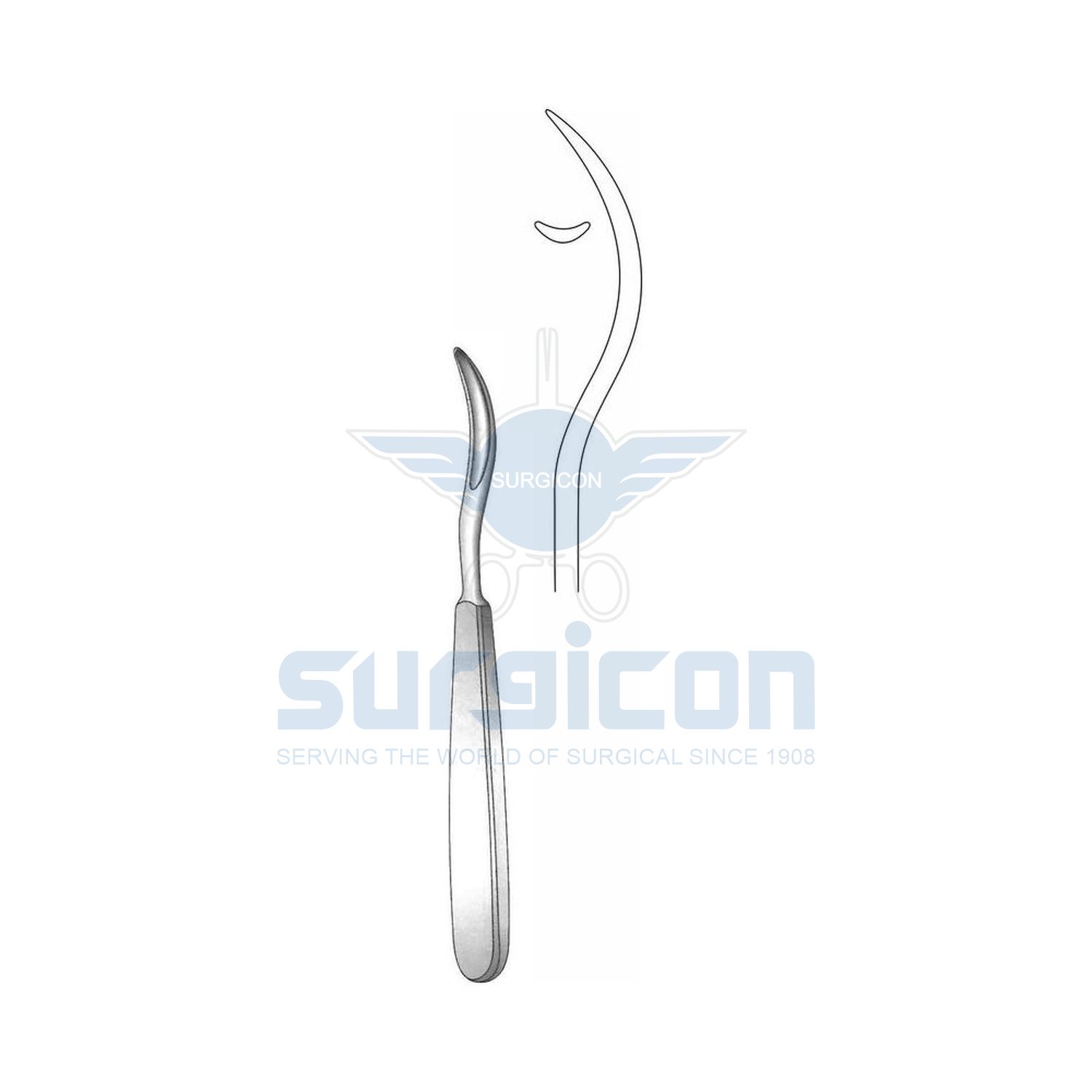 Schmieden-Ligature-Needle-Guide-Probe-J-24-1043